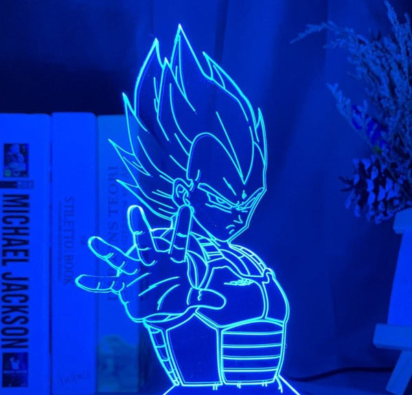 Dragon Ball Z (Vegeta) - (16 color change) LED Light Display